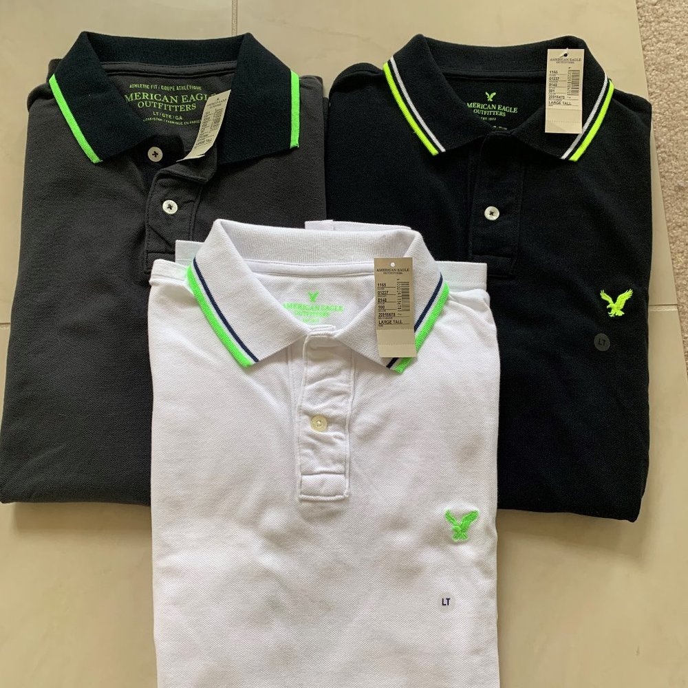 Mens American Eagle Polos